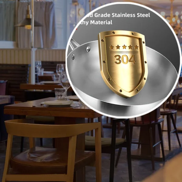 Stainless Steel Frying Pan