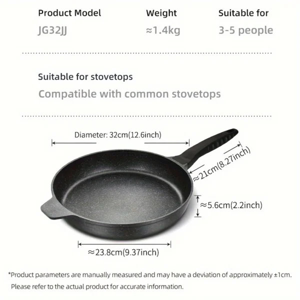 COOKER KING 32.0cm Nonstick Frying Pan