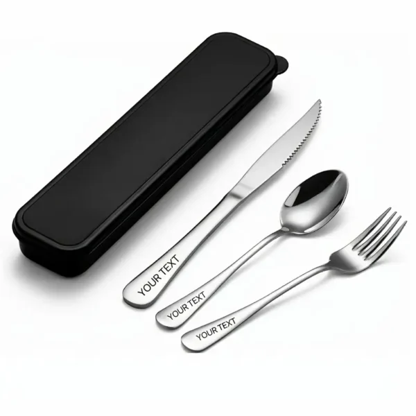 Customized Stainless Steel Travel Cutlery Set