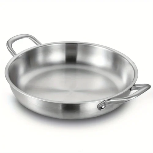 Professional Grade Stainless Steel Frying Pan