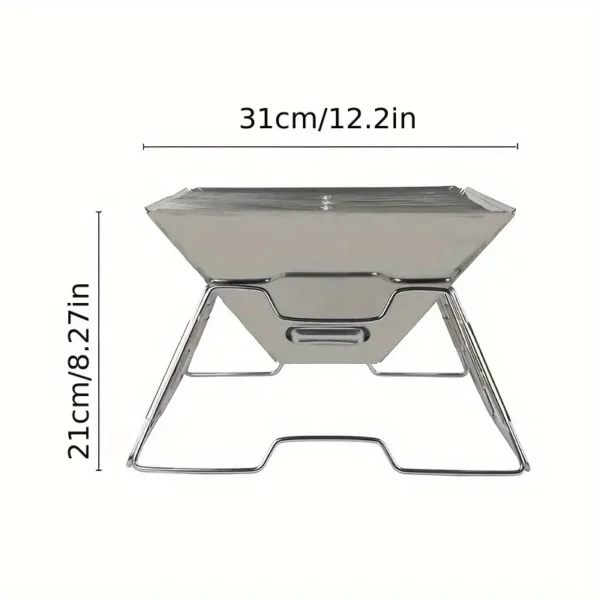 Portable Stainless Steel Folding Grill