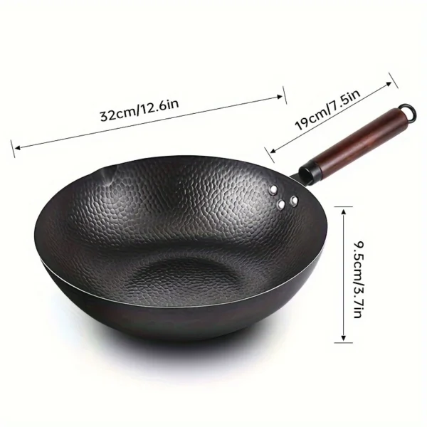 32cm Cast Iron Wok